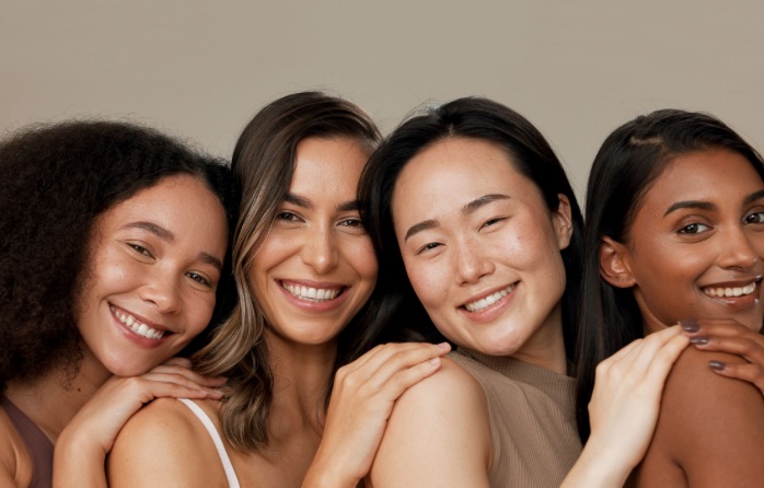 diverse group of women headshot